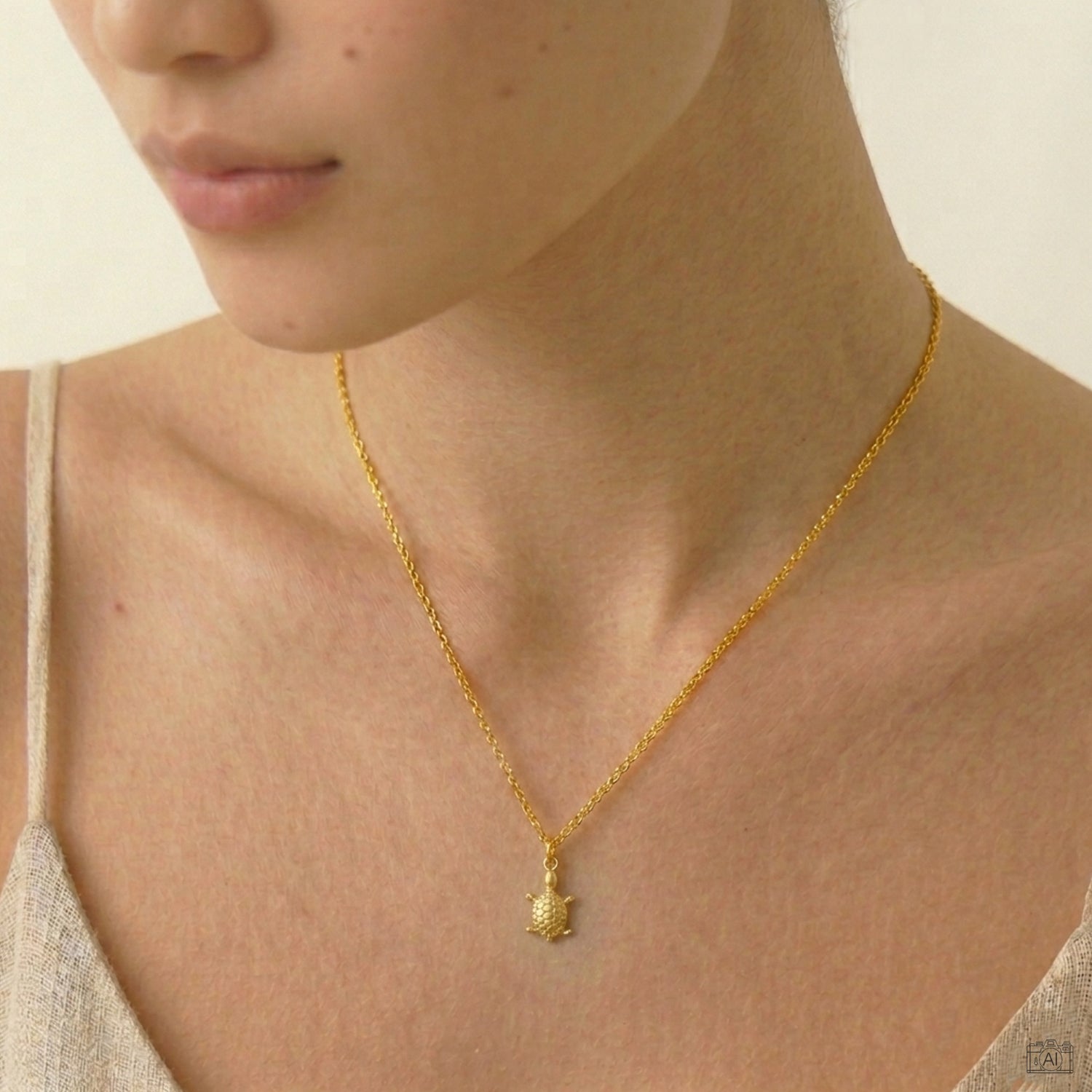 Baby Schildkröte Necklace
