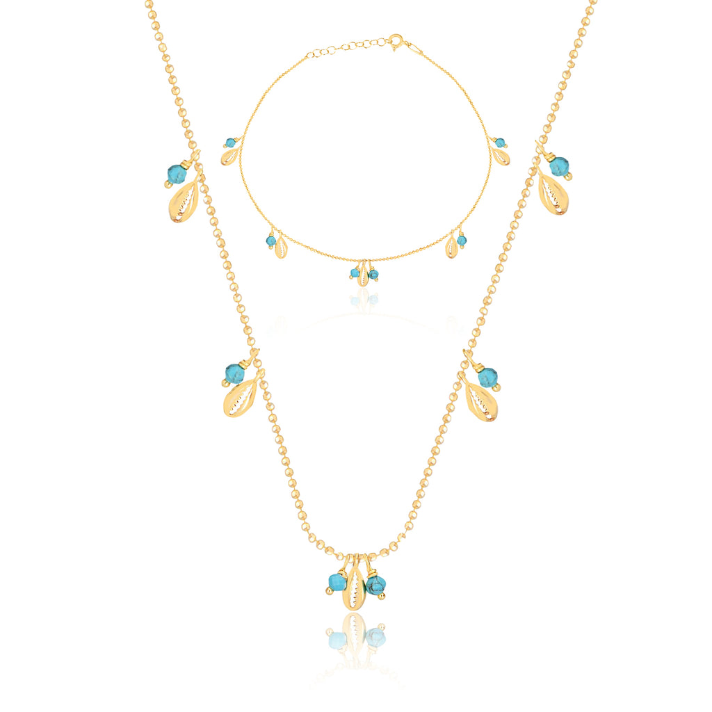 Ala Muschel-Schmuckset von Froyé – Detailansicht