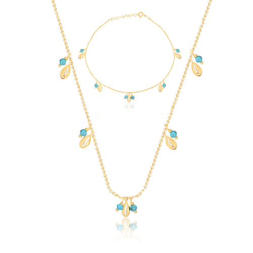 Ala Muschel-Schmuckset von Froyé – Detailansicht