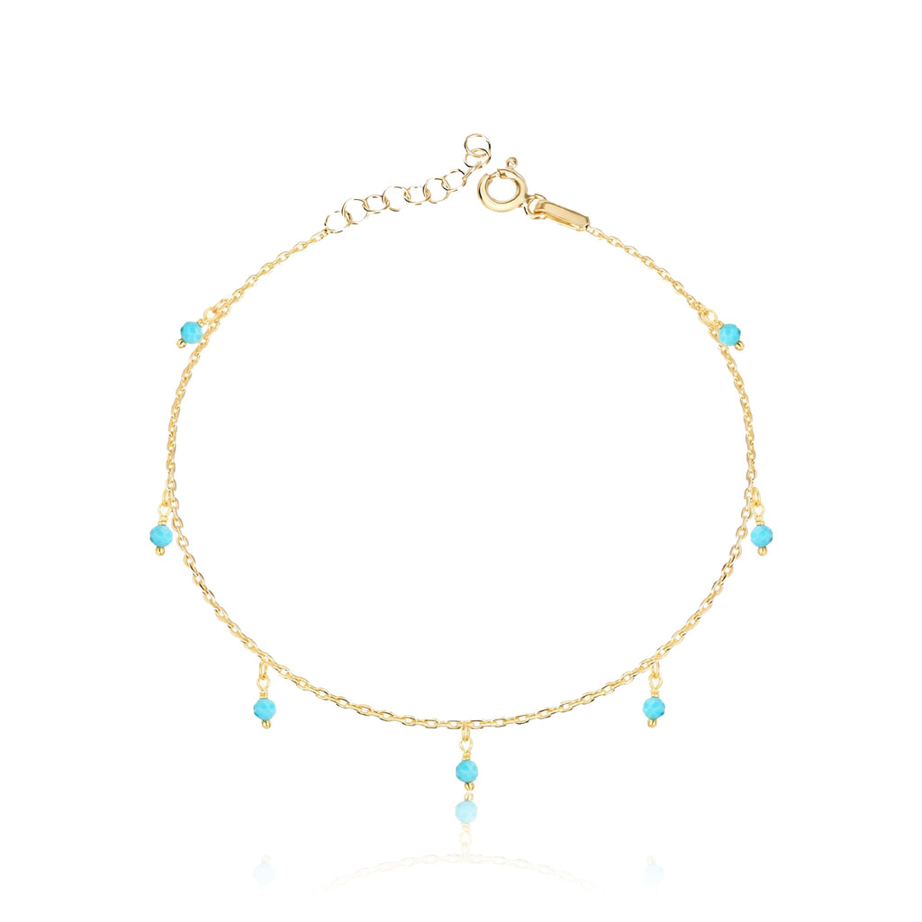 Alba Türkis-Armband von Froyé – Detailansicht