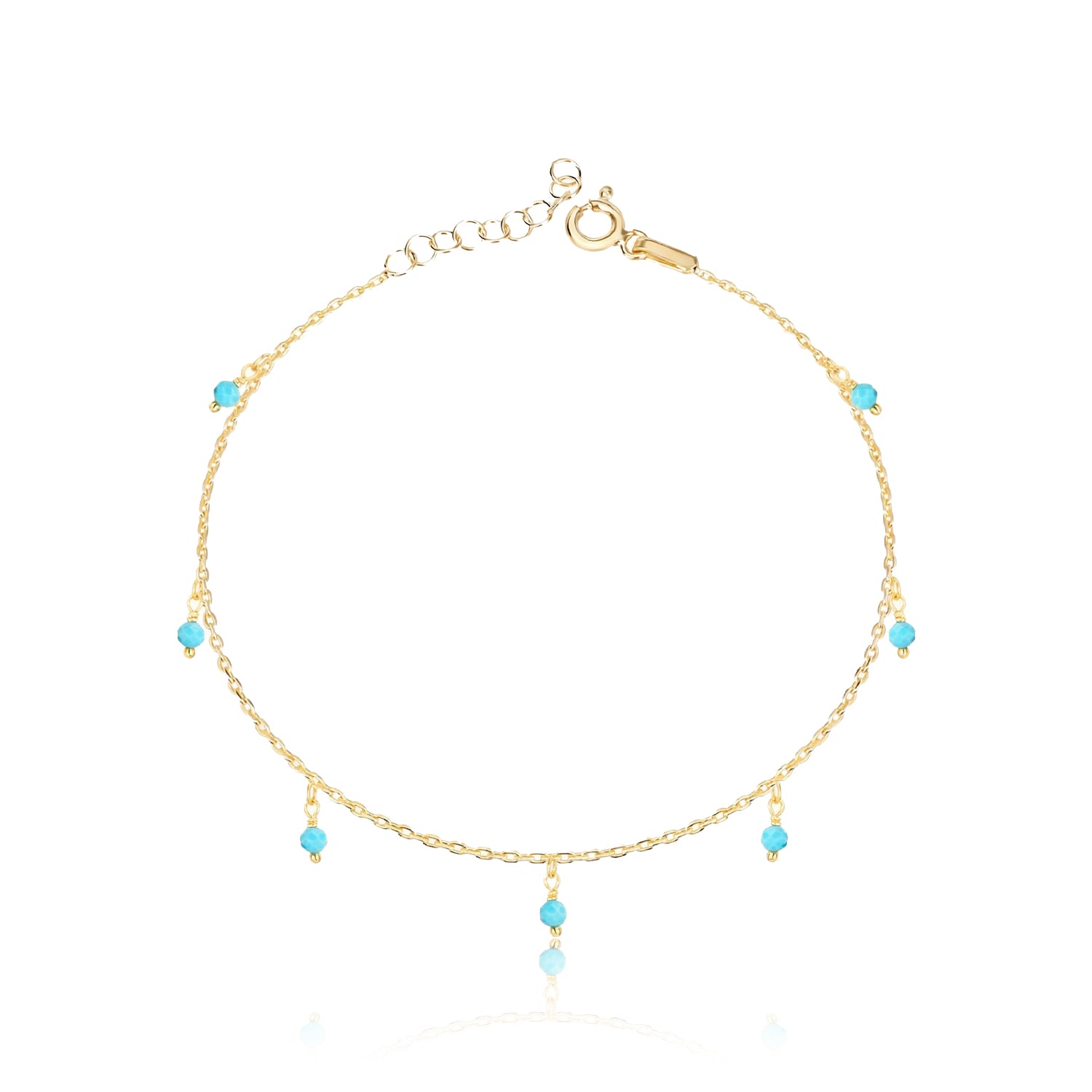 Alba Türkis-Armband von Froyé – Detailansicht