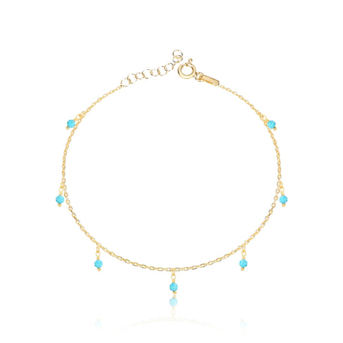 Alba Türkis-Armband von Froyé – Detailansicht