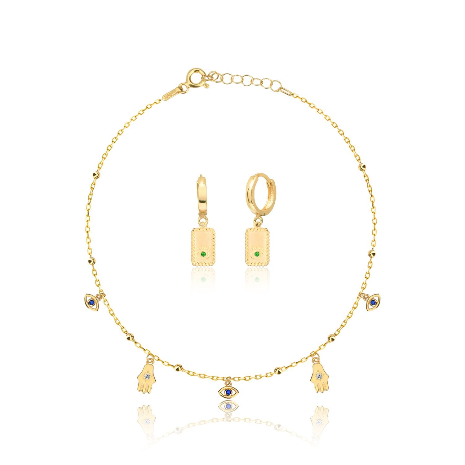 Amulet Kael Schmuckset von Froyé – Detailansicht