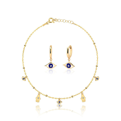 Amulet Mila Schmuckset von Froyé – Detailansicht