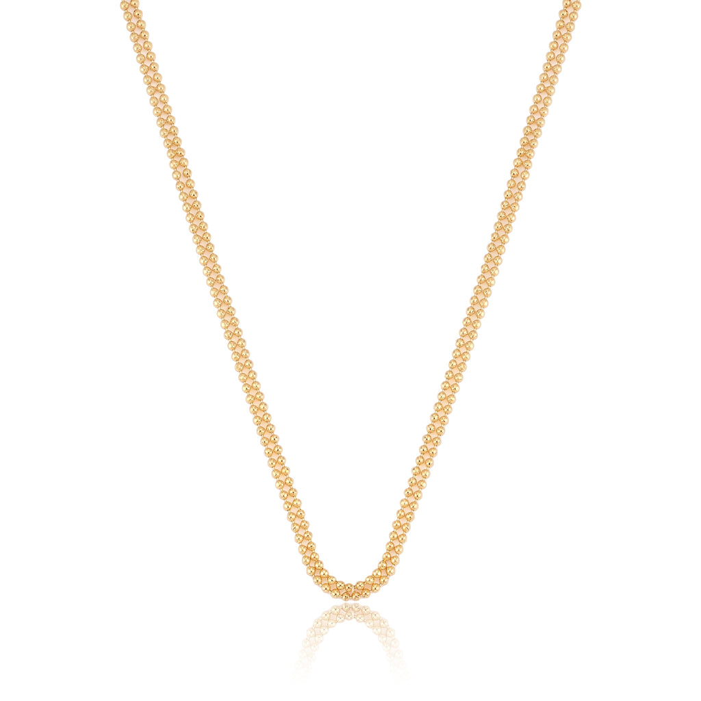 Double Ball Chain Halskette von Froyé – Detailansicht