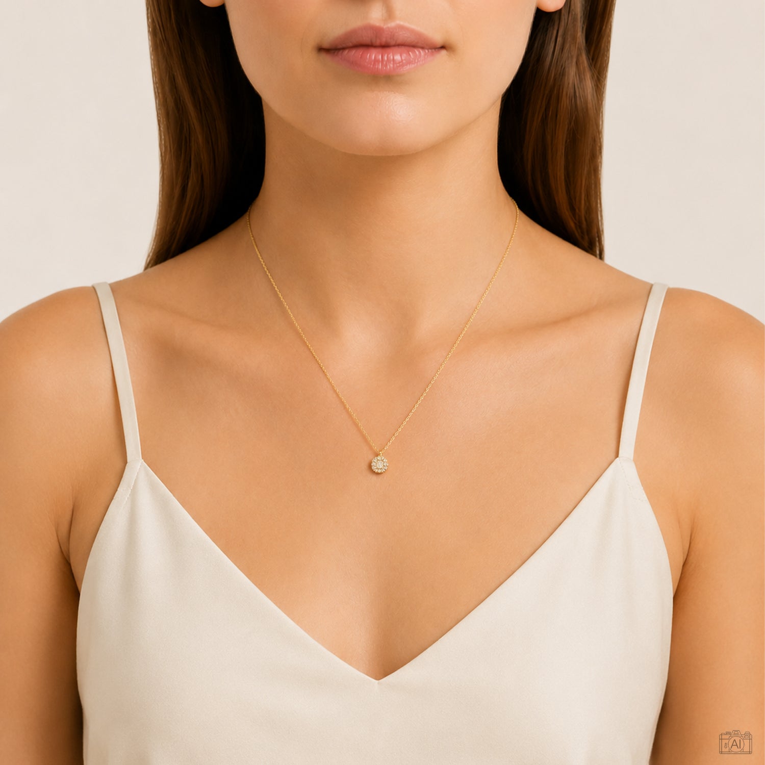 Lure II Necklace by Froyé worn at the neck