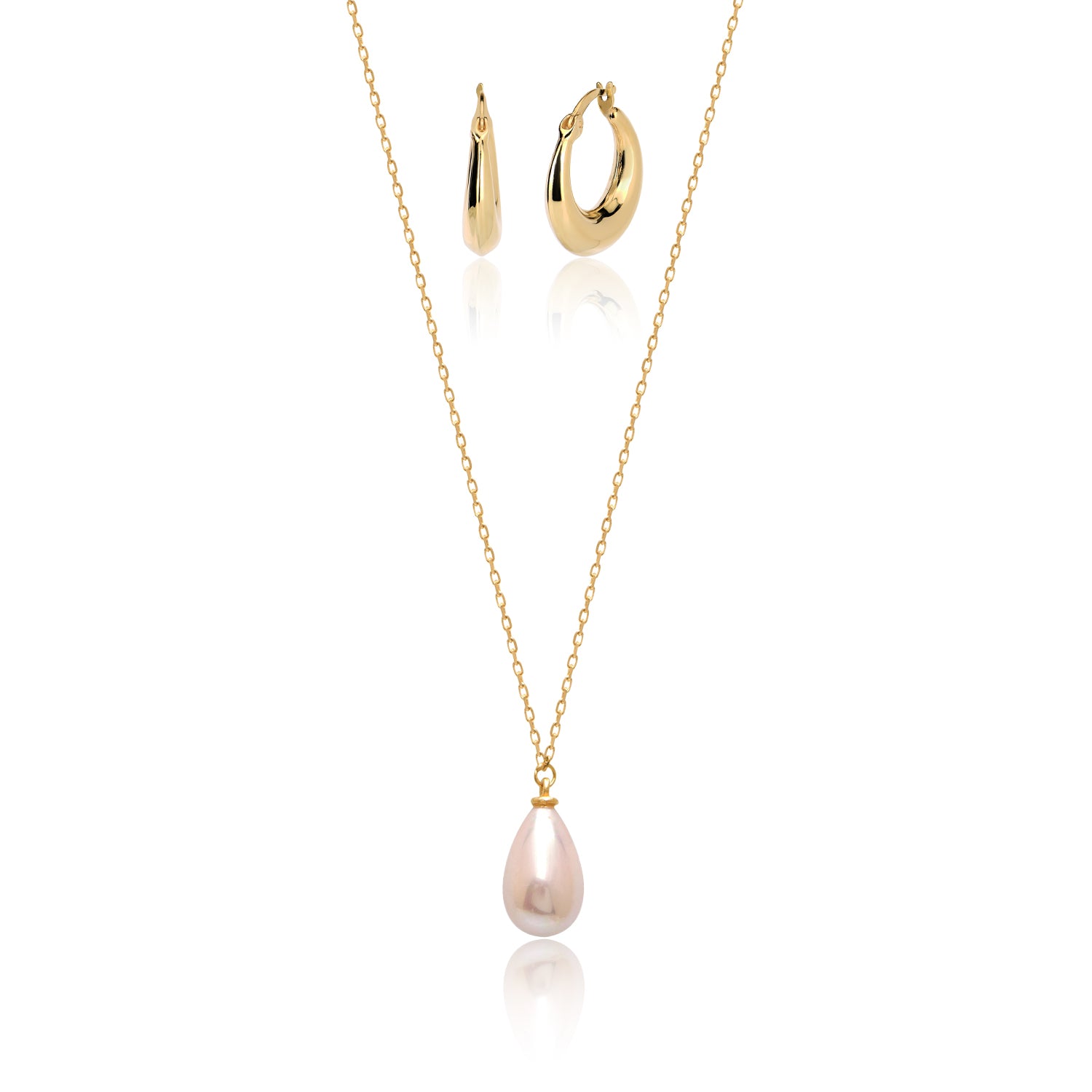 Moon Drop Schmuckset von Froyé – Detailansicht