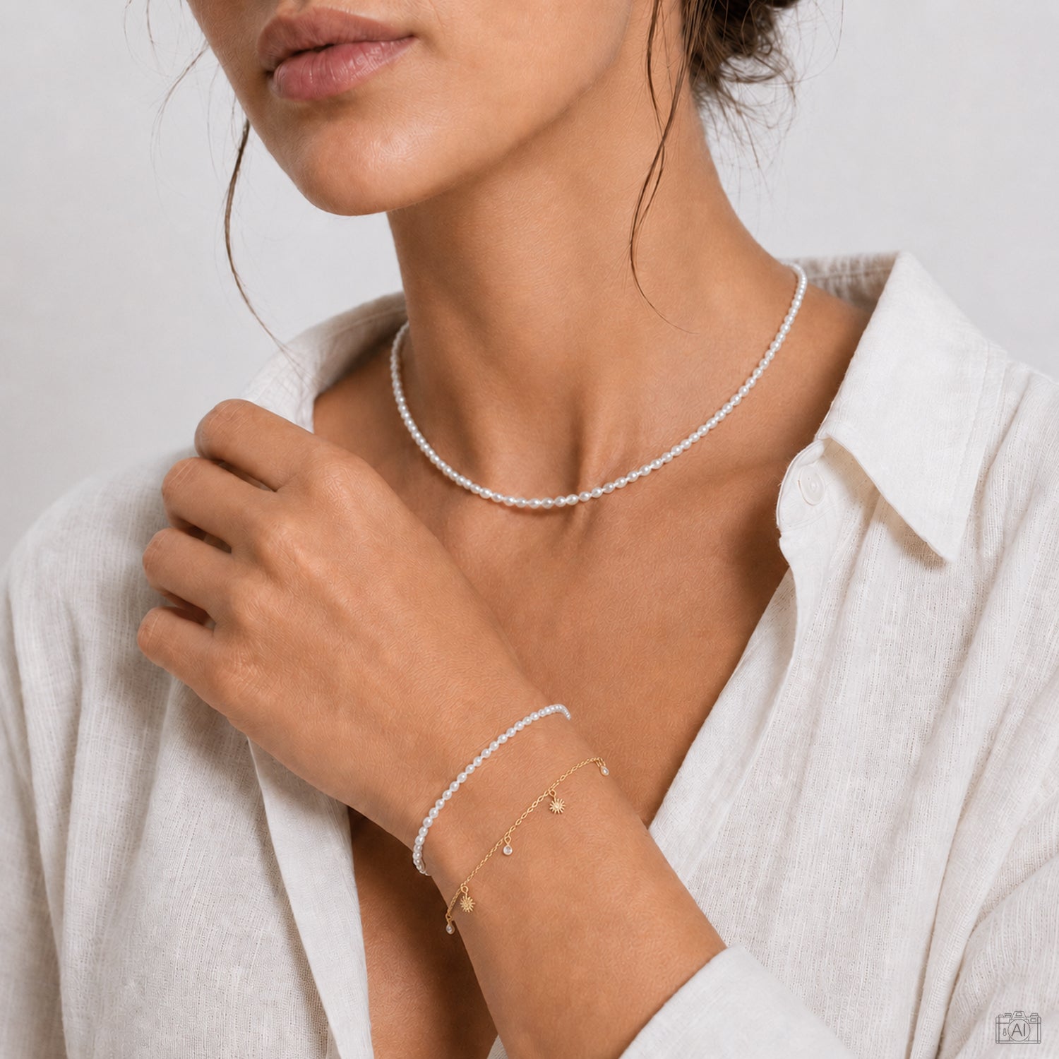 Solea Armband von Froyé am Handgelenk getragen