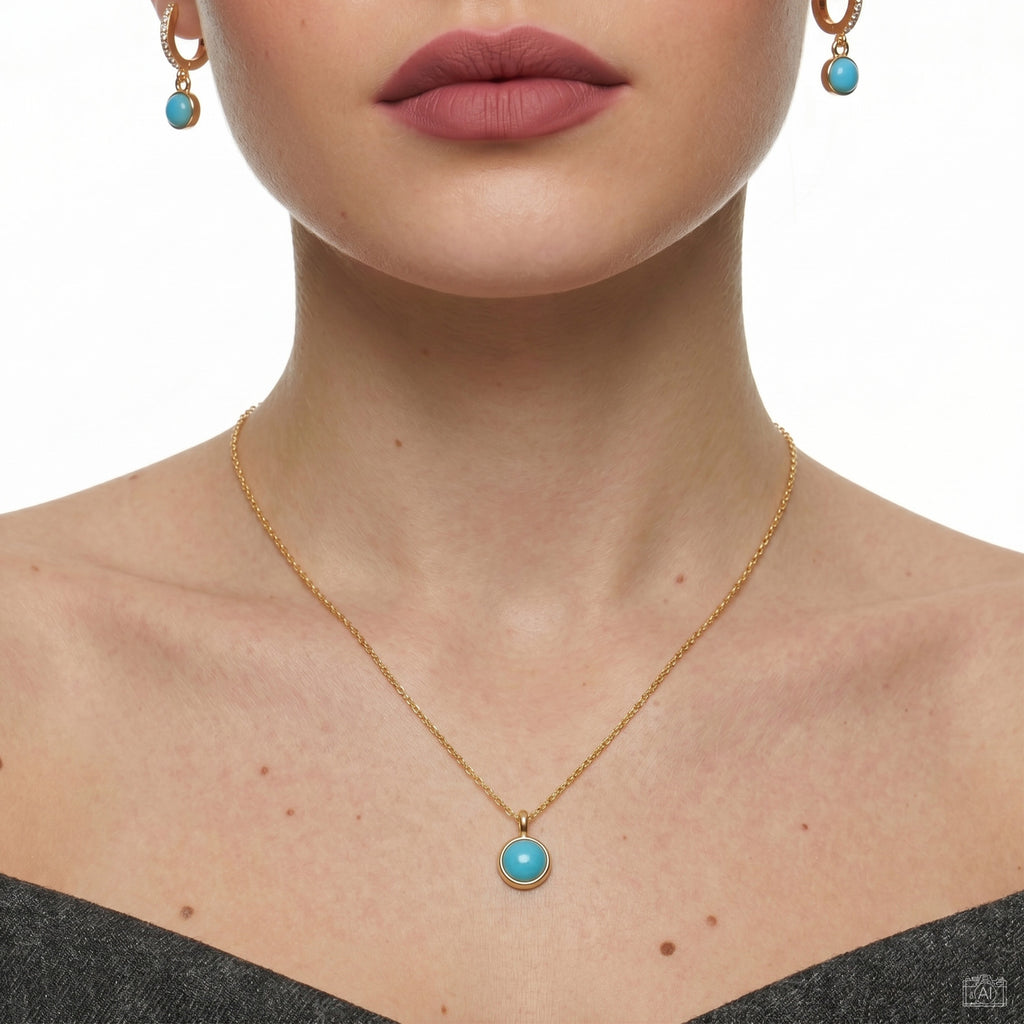 Zephyr Schmuckset von Froyé als Set getragen