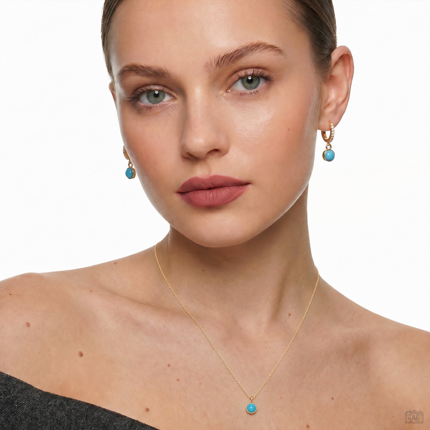 Zephyr Schmuckset von Froyé als Set getragen